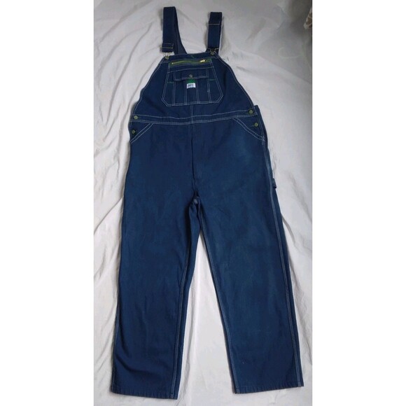 Liberty Overalls Other - Liberty Overalls Mens Blue Denim Bib Work Bibs 42 x 32